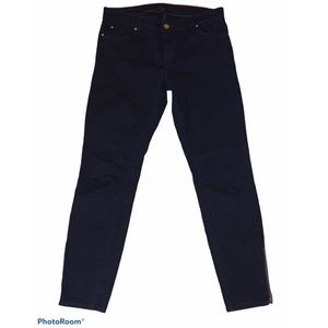 Sanctuary Denim Dark Wash Skinny side zip leg 29